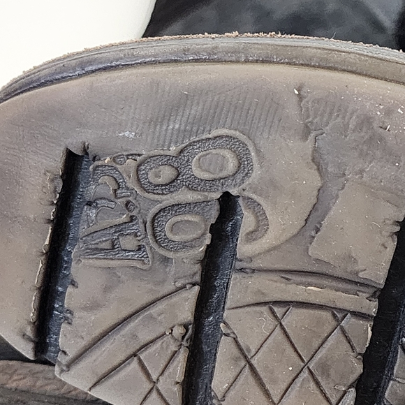 A.S. 98 Black leather knee high boots size 37 us 6.5 - Picture 9 of 12